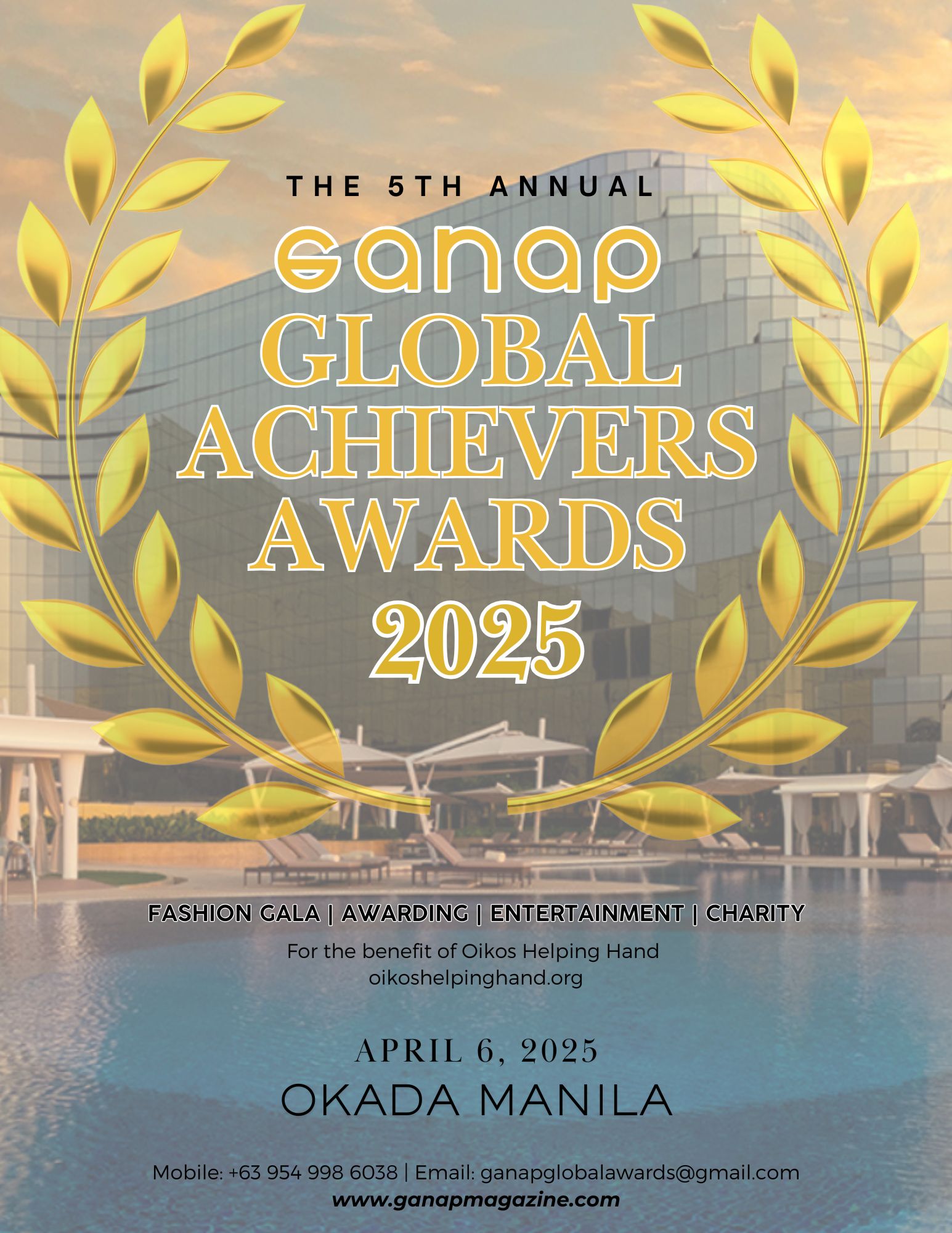 5th Ganap Global Achievers Awards 2025: Honoring Excellence and Impact on a Global Stage